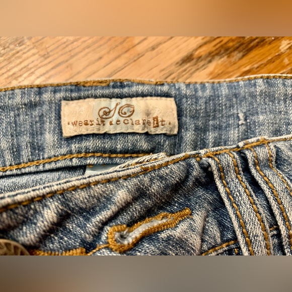 SO Wear it Declare it shortcut booty denim Jean shorts Women’s Size 5 - Picture 2 of 8